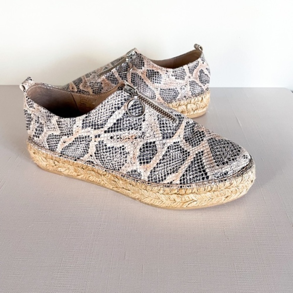 Eric Michael Espadrille Sneaker Python "Valentina" - Size 39 / 8 - 8.5
